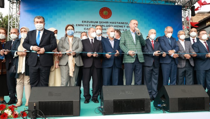 Cumhurbaşkanı Erdoğan, Erzurum Şehir Hastanesi’nin açılışını gerçekleştirdi