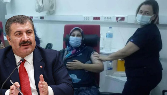 Sağlık Bakanı Koca, sosyal medya hesabından annesini aşı olmaya ikna eden genç kızın hikayesini paylaştı