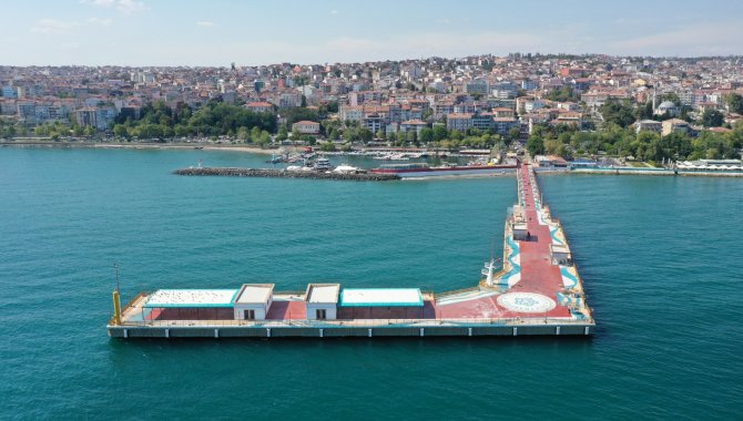 Tekirdağ'da Rumeli İskelesi'ne aşı istasyonu kuruldu