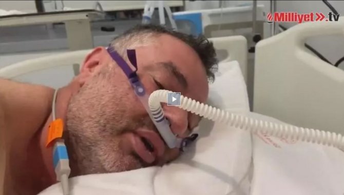 Sağlık Bakanı Koca, Kovid-19 tedavisi gören bir hastanın görüntüsünü paylaştı