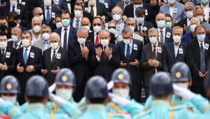 Eski Sağlık Bakanı Yaşar Eryılmaz için Meclis'te cenaze töreni düzenlendi