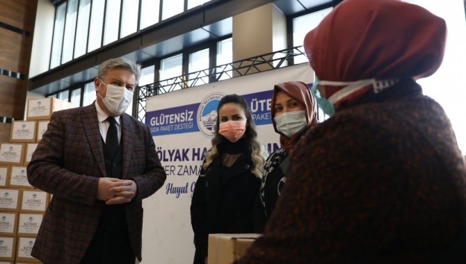 Melikgazi Belediyesinden çölyak hastalarına glütensiz gıda paketi desteği