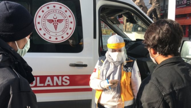 Karabük'te karantina ihlali yapan kadın belediye girişinde yakalandı