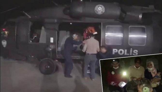 Van'da polis helikopteri parmağı kopan bebek için havalandı