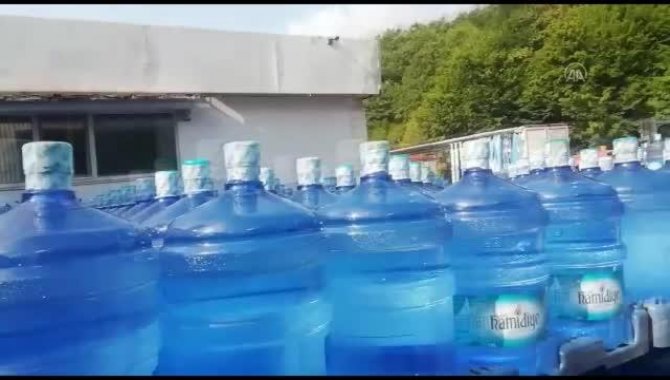 Şile'de mevzuata aykırı faaliyet gösterdiği tespit edilen su dolum tesisi mühürlendi