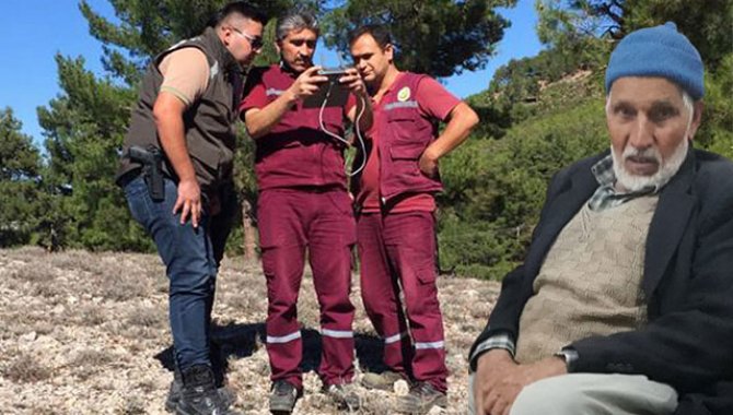 Denizli'de kaybolan alzaymır hastası drone kullanılarak bulundu