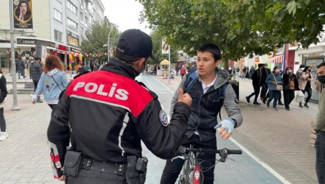 Vaka yoğunluğu artan Bolu'da maske denetimi sıklaştırıldı