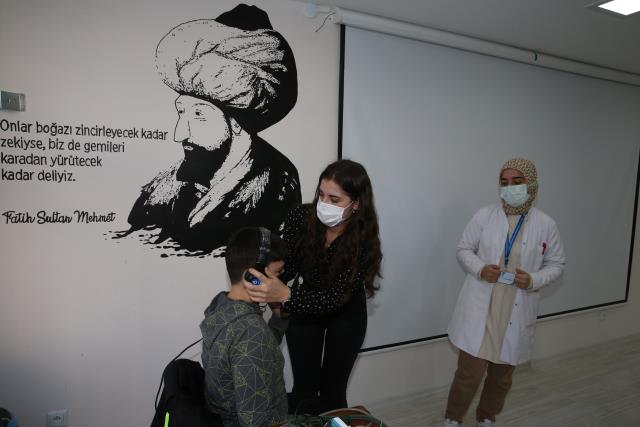 Tokat'ta öğrenciler sağlık taramasından geçiriliyor