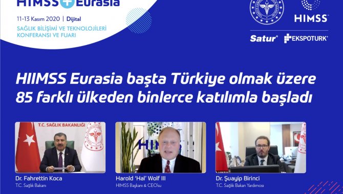 "HIMSS Eurasia Sağlık Bilişimi ve Teknolojileri Konferansı ve Fuarı" devam ediyor