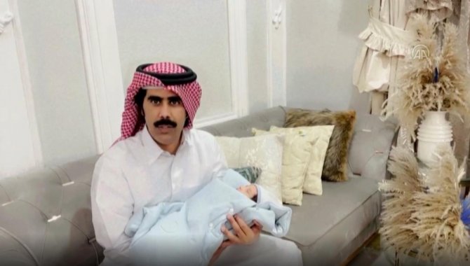 Katarlı aile yeni doğan oğluna "Erdoğan" adını verdi