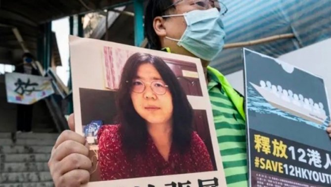 BM, Çin'de Kovid-19 haberleri yaptığı için suçlu bulunan gazetecinin sağlığından endişeli