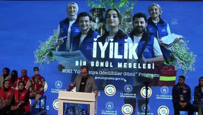 Bakan Kasapoğlu, 5 Aralık Dünya Gönüllüler Günü programına katıldı: