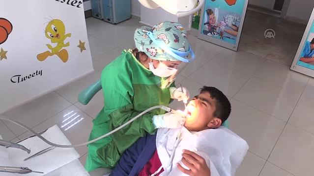 Van'da engelli hastalara "özel diş tedavisi" hizmeti