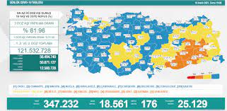 Türkiye'de 18 bin 561 kişinin Kovid-19 testi pozitif çıktı, 176 kişi hayatını kaybetti