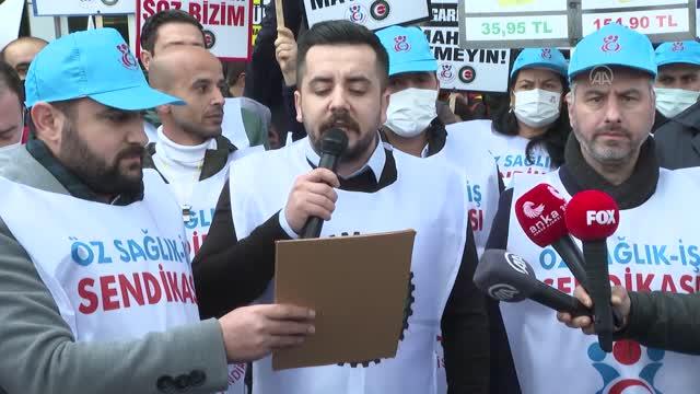 Öz Sağlık İş Sendikası'ndan "sağlıkçılara eşit zam" talebi