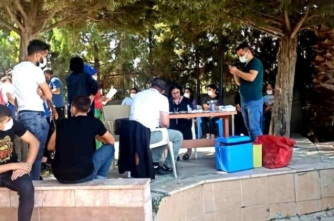 Hayrabolu'da ekipler mahalleleri gezerek aşı çalışması yapıyor