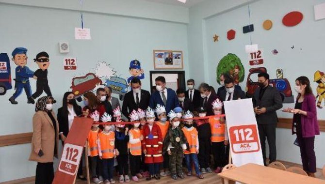 Kırıkkale'de anaokulunda "112 Sınıfı" açıldı