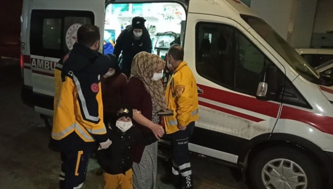 Kırıkkale'de karbonmonoksitten zehirlenen 4'ü çocuk 9 kişi hastaneye kaldırıldı