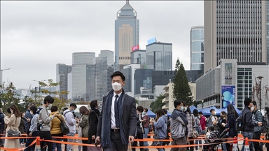 Hong Kong'da 55 bin 553 Kovid-19 vakası kaydedildi