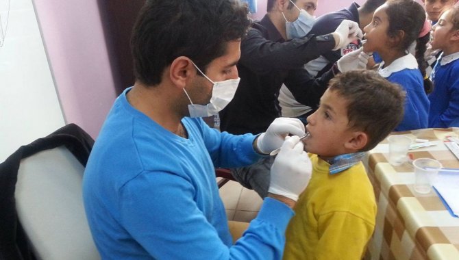 Şırnak'ta 1500 öğrenciye ağız ve diş taraması yapıldı