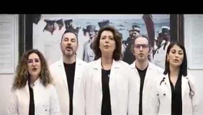 Samsun Tabip Odası "sağlık çalışanlarına şiddete" dikkati çekmek için klip hazırladı
