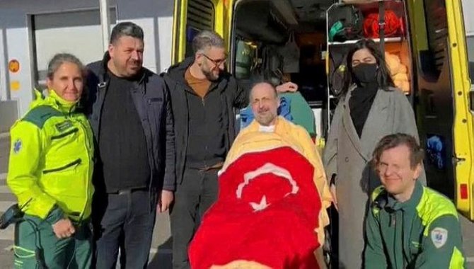 Kanser hastası Türk, İsveç'ten ambulans uçakla Türkiye'ye nakledildi