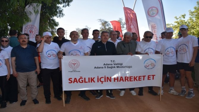 Adana'da sağlık için 10 bin adım atıldı