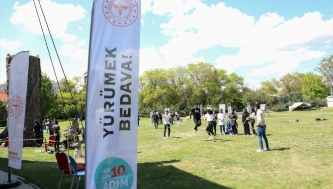Ankara Üniversitesinde "Sağlık İçin Hareket Et Günü" etkinliği