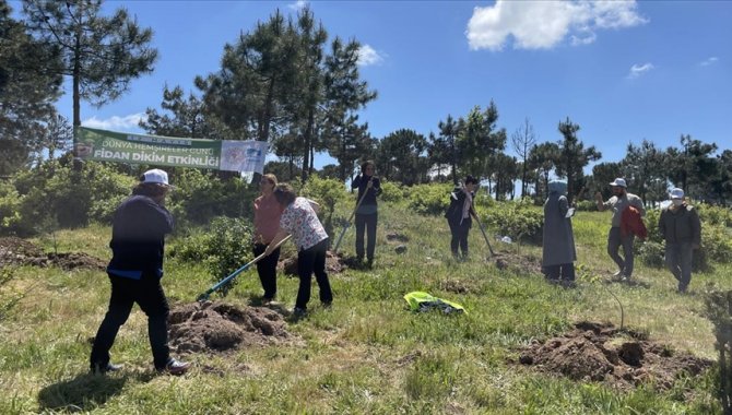 Hemşireler Pendik'te hatıra ormanı oluşturdu