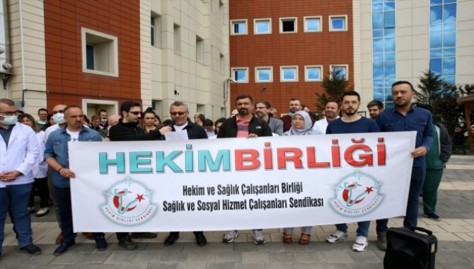 Sivas'ta bazı doktorlar iş bırakma eylemi yaptı