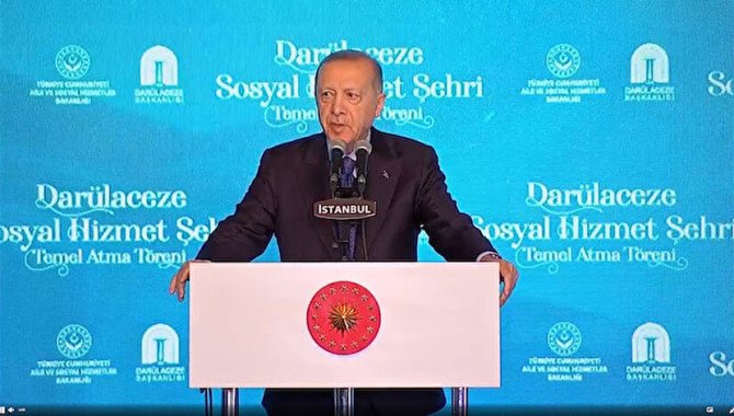Cumhurbaşkanı Erdoğan, Darülaceze Sosyal Hizmet Şehri temel atma töreninde konuştu: (3)