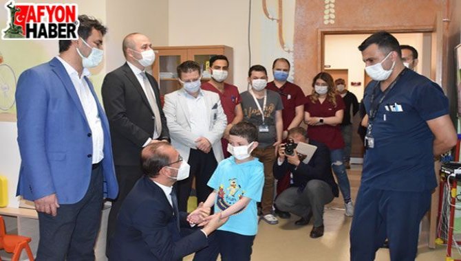 Afyonkarahisar'da kanserli çocuklar için hastanede yaşam odası oluşturuldu