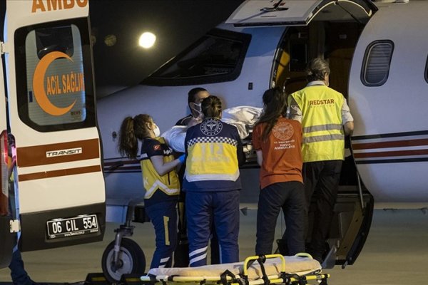 Almanya'da beyin ölümü gerçekleştiği öne sürülen gurbetçi ambulans uçakla Türkiye'ye getirildi