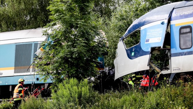 Slovakya’daki tren kazasında ilk belirlemelere göre 50 kişi yaralandı