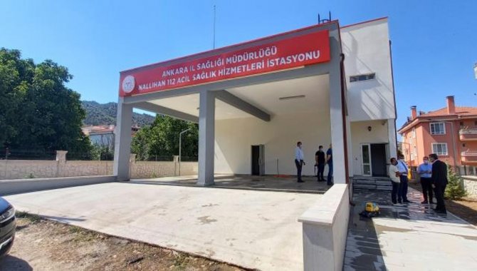Nallıhan'da 112 Acil Sağlık Hizmetleri İstasyonu açıldı