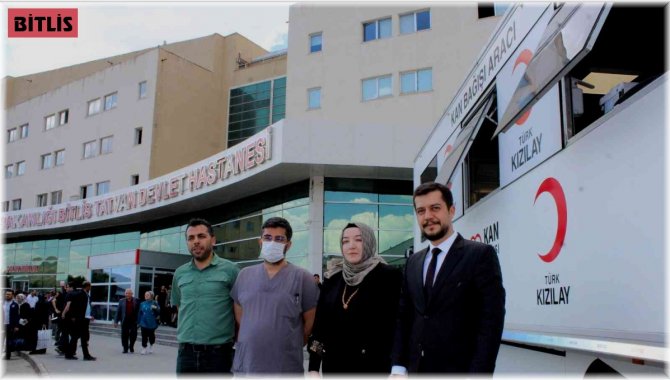 Bitlis'te kan ve kök hücre bağış kampanyası