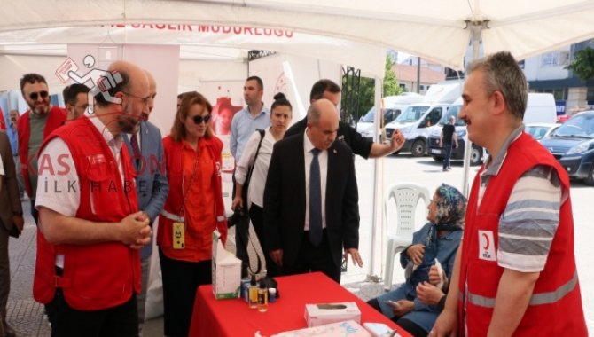 Samsun ve Sinop'ta Dünya Kan Bağışçıları Günü dolayısıyla etkinlik düzenlendi