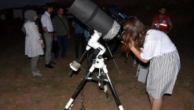 Bitlis'te "Gökyüzü Gözlem Şenliği" düzenlendi