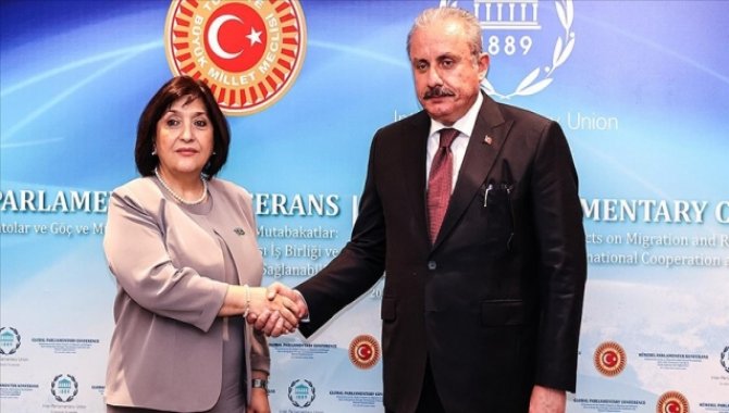 Azerbaycan Meclis Başkanı Gafarova Türkiye'nin göçmen yükünün paylaşılmasını istedi