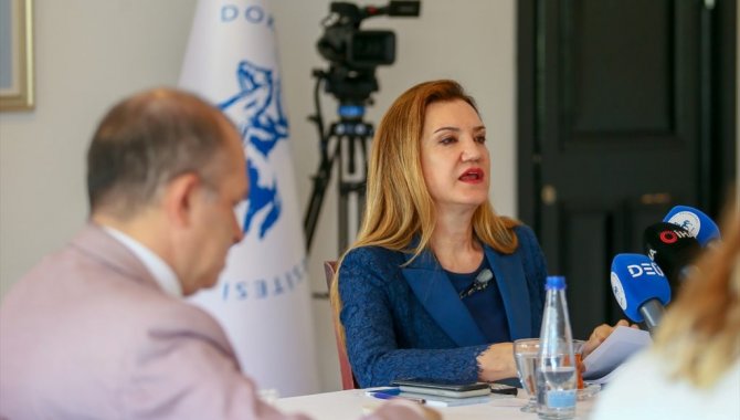 DEÜ Rektörü Prof. Dr. Hotar, üniversitenin proje ve hedeflerini anlattı