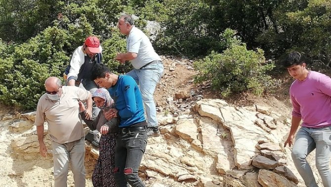 Denizli'de kaybolan zihinsel engelli kadın "drone" desteğiyle bulundu