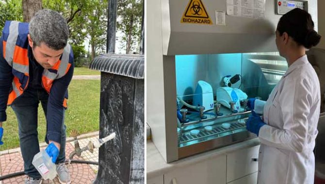 Çorum'da şebeke suyu uzmanlarca 24 saat kontrol altında