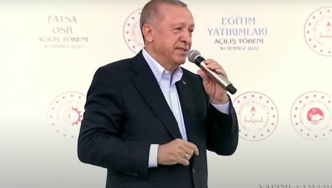 Cumhurbaşkanı Erdoğan, Ordu'da toplu açılış töreninde konuştu: (1)