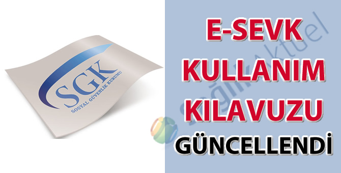 E-Sevk Kullanım Kılavuzu güncellendi-08.08.2022