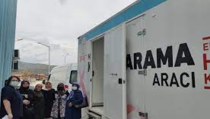 Osmaneli'de mobil kanser tarama aracı hizmet vermeye başladı