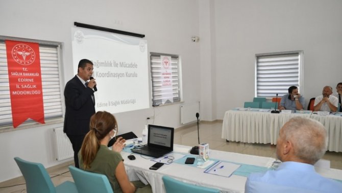 Edirne Bağımlılıkla Mücadele Koordinasyon Kurulu Vali Kırbıyık başkanlığında toplandı