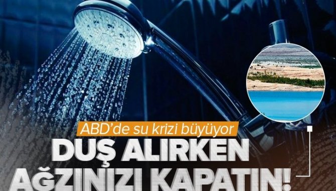 ABD'de temiz su verilemeyen bölge sakinlerine "duş alırken ağzınızı kapatın" önerisi