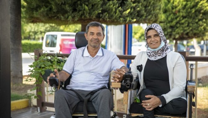 Mersin'de engelli damat adayı nikaha engelli transfer aracıyla gitti