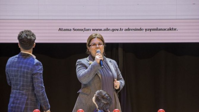 Bakan Yanık, Devlet Korumasında Yetişen Gençlerin Kamu Kurumlarına Atanması Töreni'nde konuştu: