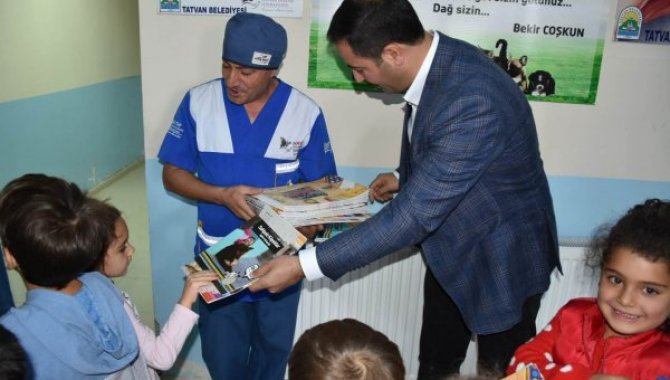 Tatvan'daki anaokulu öğrencileri hayvan rehabilitasyon merkezini ziyaret etti